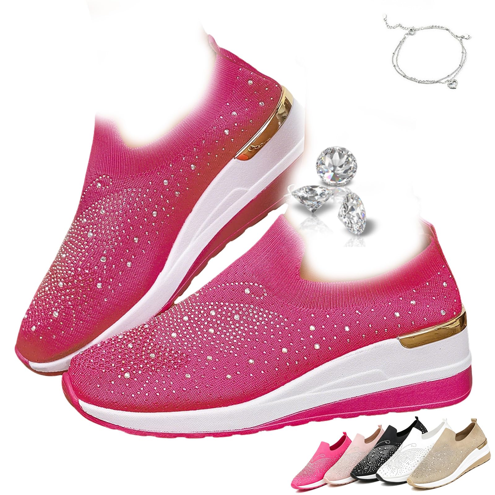 Baskets orthopédiques de marche légères et confortables pour femme active - 8