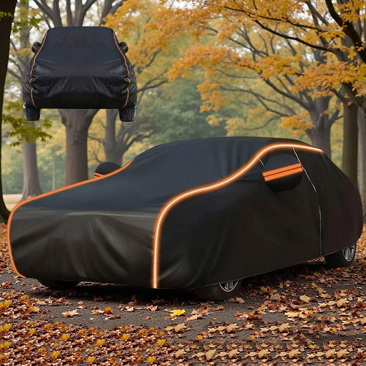 Car covers for Maserati Ghibli(2021-),Durable Sleek Design,Protection from Rain, Dust, Sun,Lightweight & Easy to Install,Elastic Hem And Adjustable Straps