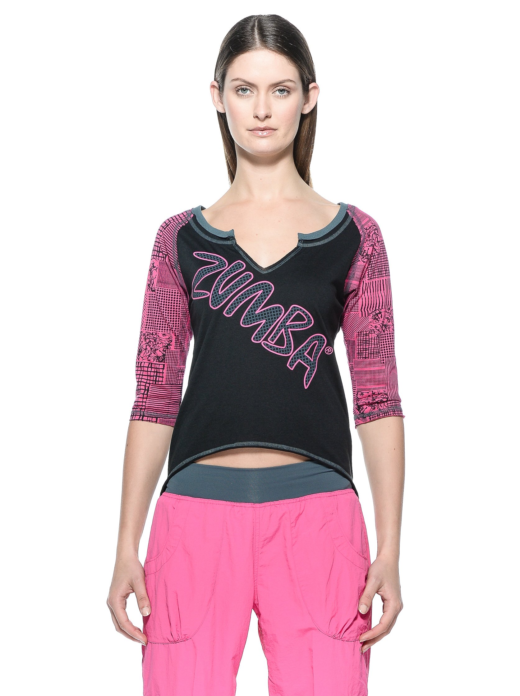 Zumba Fitness Women's Funk-It- Up Baseball Tee