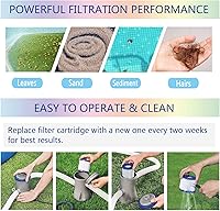Vista 5 de IMee Cartucho de filtro de piscina tipo I, cartucho de filtro de spa tipo I de repuesto para piscina, cartucho de filtro de bañera de hidromasaje