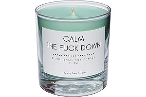Calm The Fuck Down, 11 oz Soy Candle