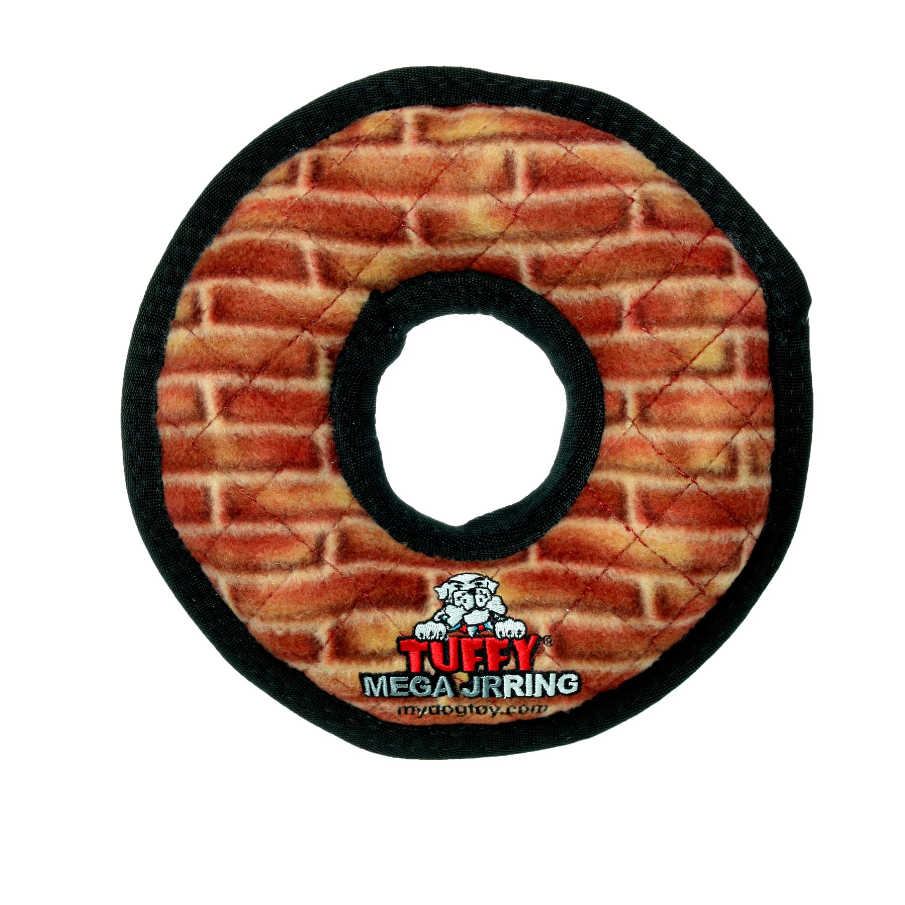 Jouet bague pour chien Tuffy Mega ultra résistant brique
