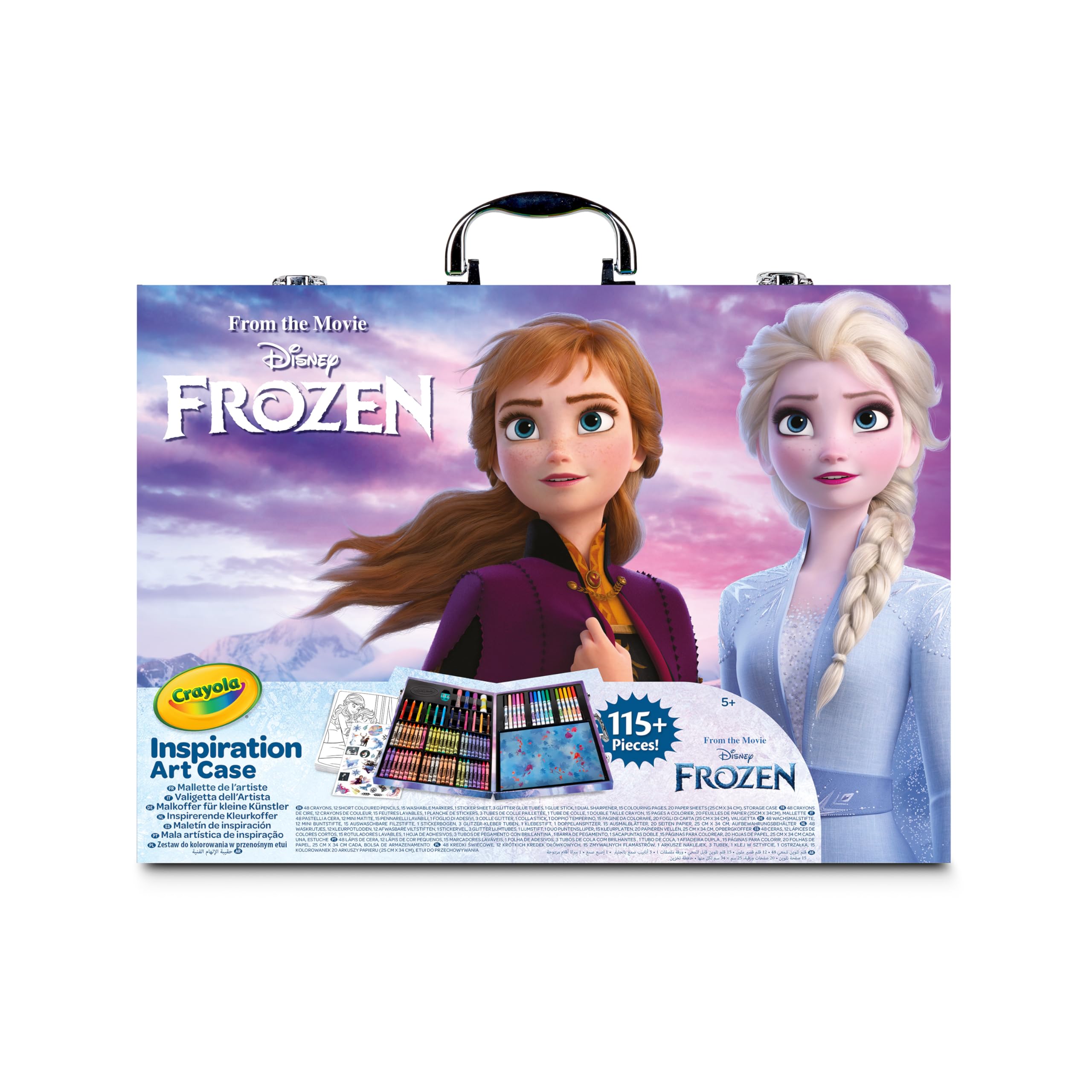 CRAYOLA - Coffret de Coloriage La Reine des Neiges, dès 5 ans