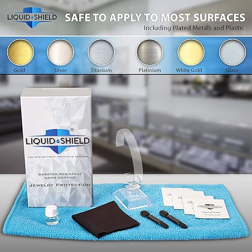 Miniatura 4 de Liquid Shield Jewelry Cleaner Solution Protective Nano Coating Gold Jewelry Cleaner for Rings, Necklaces, Watches Protects Against Scratches