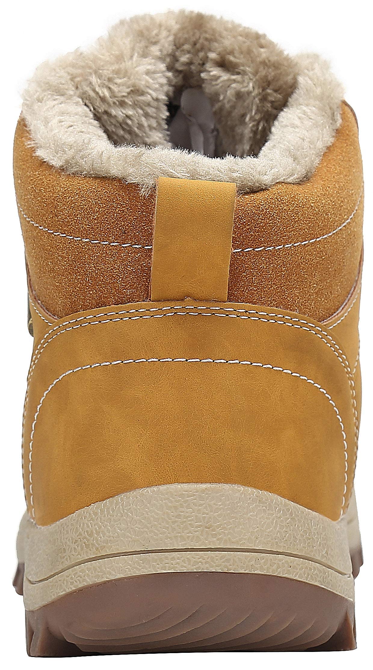 Mishansha Stivali Uomo Donna Invernali Impermeabili Stivaletti Neve Antiscivolo,Gr.36-48