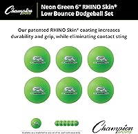 Vista 2 de Champion Sports® Rhino Skin® Juego de pelotas de eva de bajo rebote y unidades individuales para patio de juegos, educación física, patio trasero