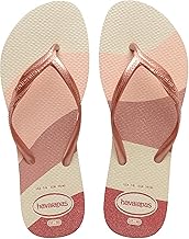 Havaianas – Fantasia, bequeme, strapazierfähige und elegante Flip-Flops, mit Metallic-Streifen und seitlicher Kreuzung, Damen