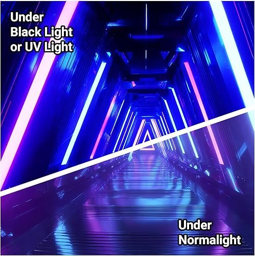 Miniatura 4 de QpaZynthy Tapiz de túnel de luz negra, tapiz de onda de vapor que brilla en la oscuridad, tapiz reactivo a los rayos UV, de ciencia ficción, tapices