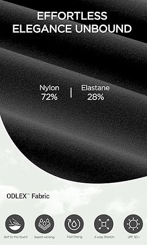 Miniatura 6 de ODODOS Capris de entrenamiento de cintura alta con bolsillos para mujer, leggings capri de yoga de 14 a 19 pulgadas con control de abdomen