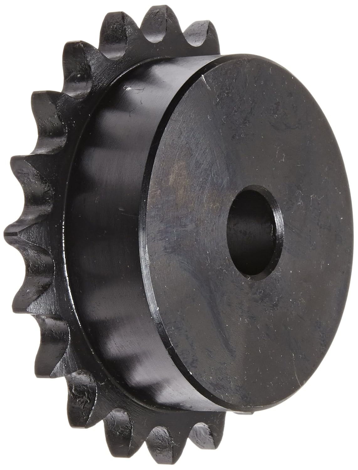 Browning 40B20 Minimum Bore Roller Chain Sprocket, Single Strand, Steel, 5/8" Stocked Bore, 20 Teeth