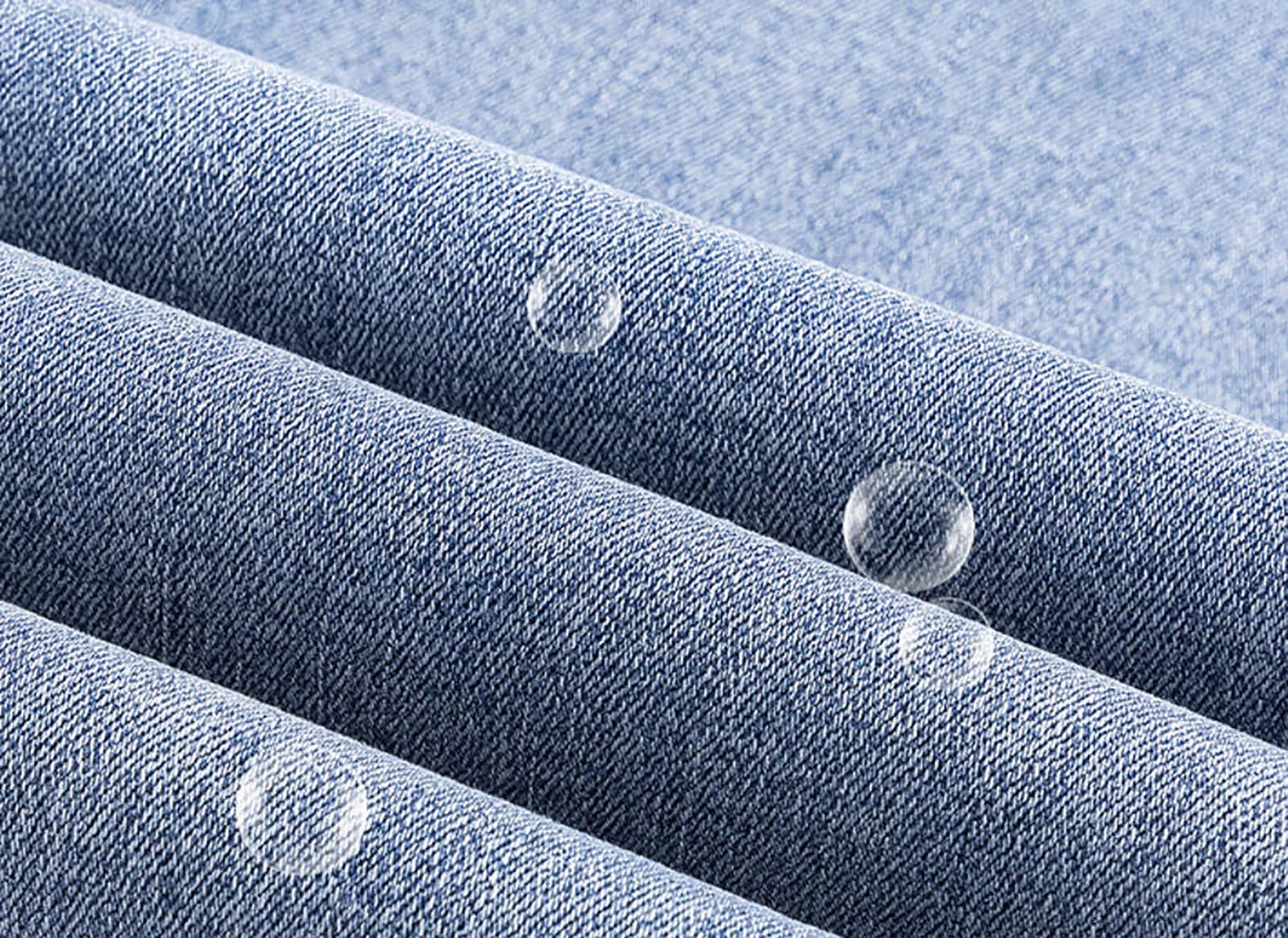 Generisch Pantaloni premaman da donna: comoda vestibilità a metà polpaccio con fascia elastica in vita, effetto jeans, ideali per attività all'aria aperta, tempo libero, abbigliamento per la
