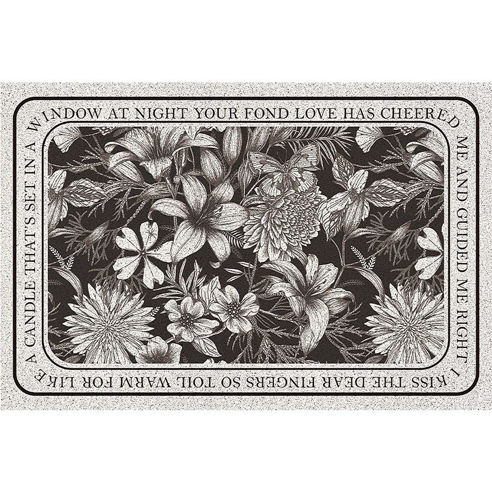 Tapete de bienvenida, diseño floral botánico, felpudo antideslizante para entrada, alfombra interior y exterior, decoración del hogar, tapete duradero y elegante