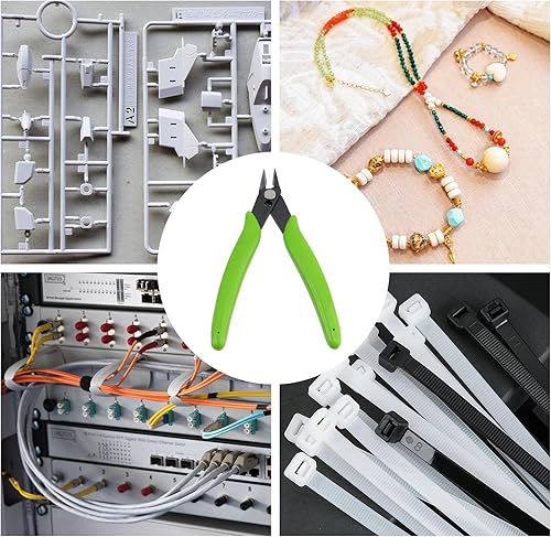 Vista 18 de T Tulead Alicates diagonales de acero al carbono 170ii negro 170ii cortadores de alambre cortadores de alambre cortadores de alambre paquete de 3