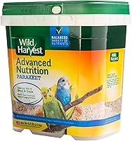 Vista 4 de Wild Harvest Dieta de nutrición avanzada para periquitos 4.5 libras, mezcla de semillas y granos
