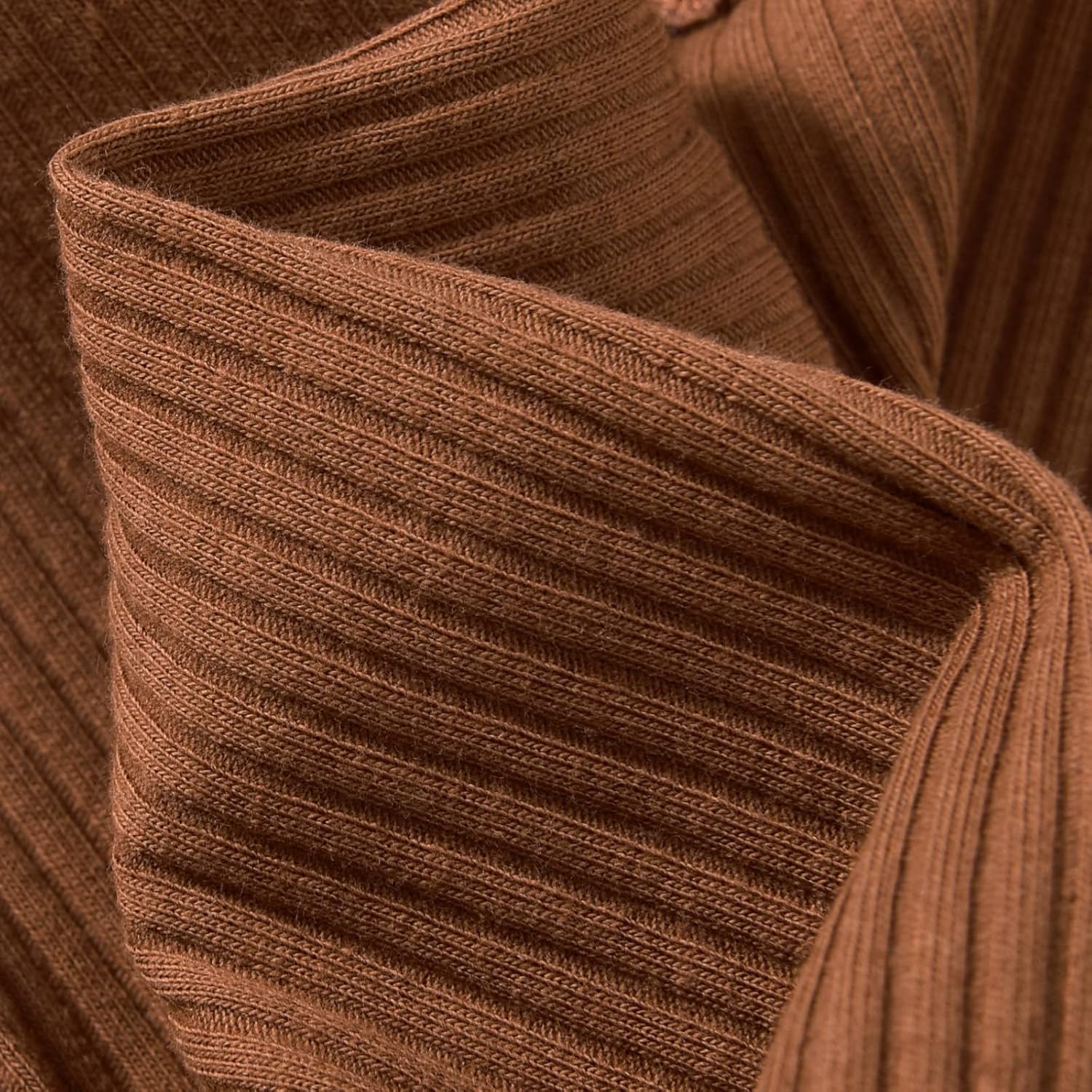 HINTINA Newborn Baby Girl Short Sleeve Bodysuit Flared Pants Ribbed Outfits - Image 7