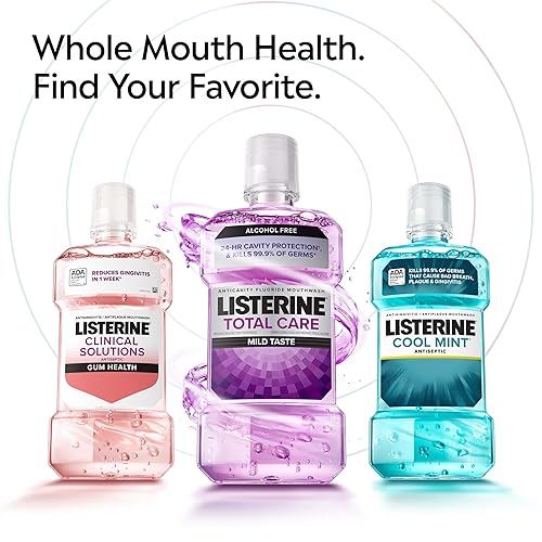 Miniatura 8 de Listerine Ultraclean - Enjuague bucal con control de sarro cero alcohol enjuague oral para ayudar a combatir el mal aliento y el sarro para dientes
