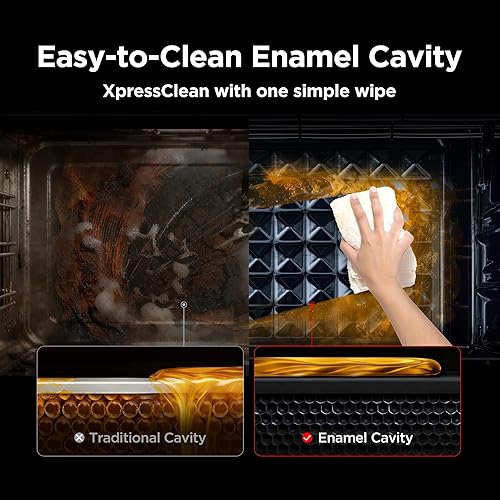 Miniatura 6 de Midea FlexiFy Pro - Combo de freidora de aire para horno tostador, 26.4 cuartos de galón de calor rápido de grafeno 10 en 1, cocina francesa para