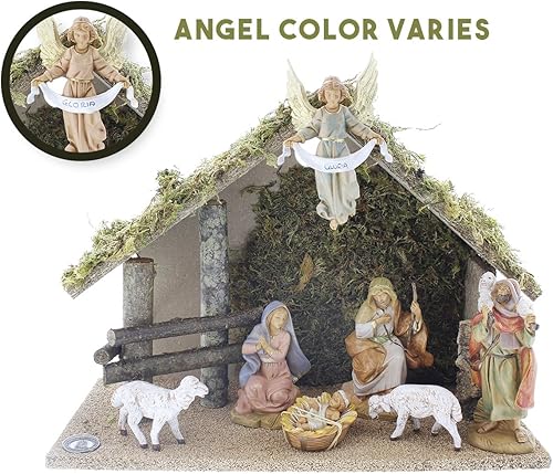 Miniatura 2 de Fontanini by Roman set de figurines de navidad 7unidades de 5 pulgadas cada uno