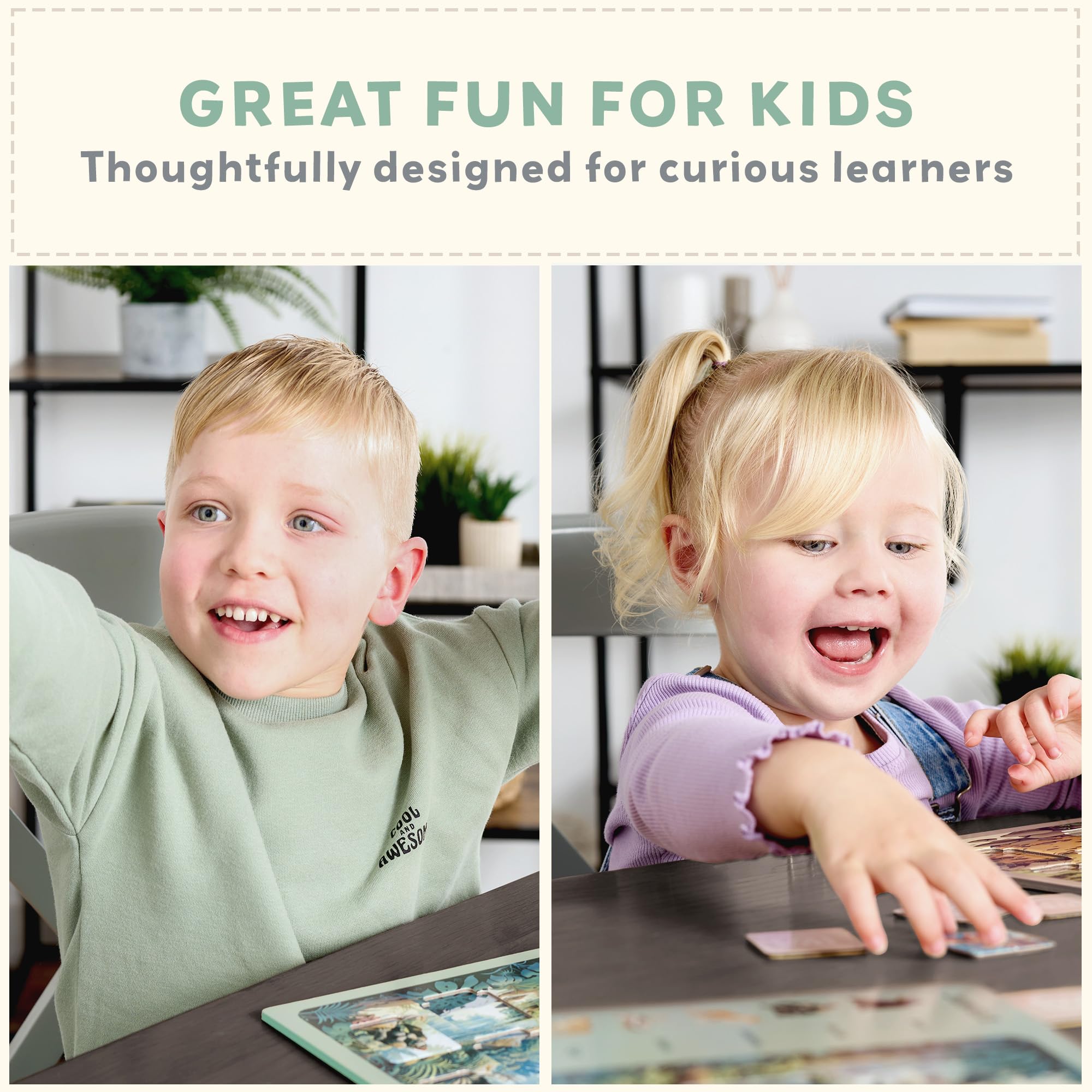 Animal Worlds - The Matching Game for Toddlers Ages 3-5 - Memory Game for 3 Year Olds, Family and Toddler Board Games for Kids - Image 5