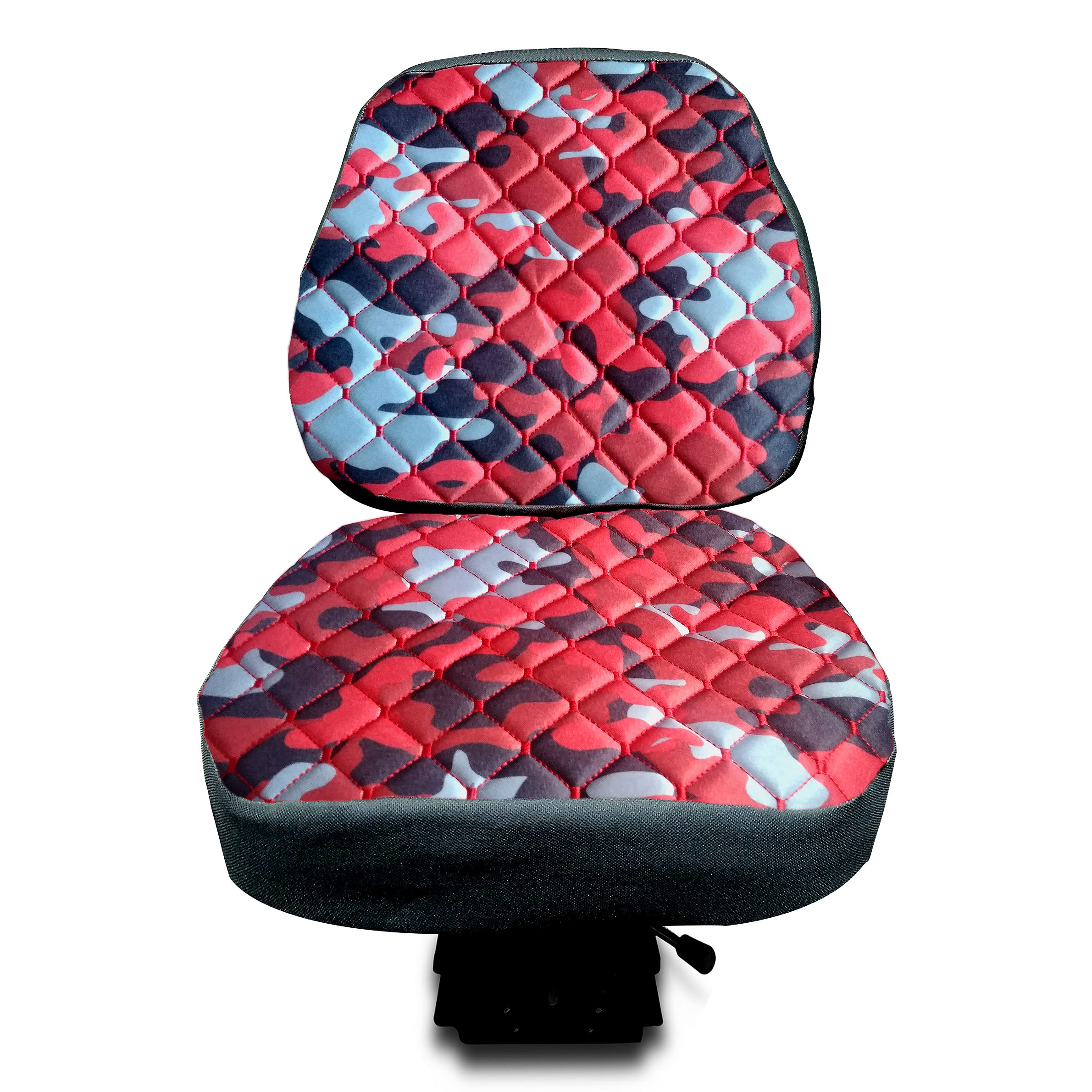 Coprisedile resistente per trattori tipo TT senza copertura del sedile del carrello elevatore della cabina (TT-100) (Impertex Red Camuflage)