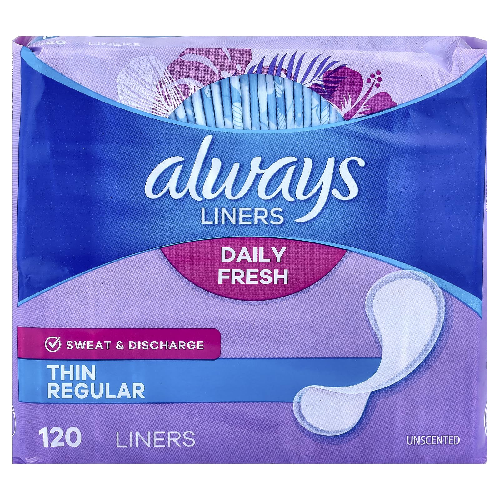 Always Thin, Unscented 120 ea (Pack of 3)