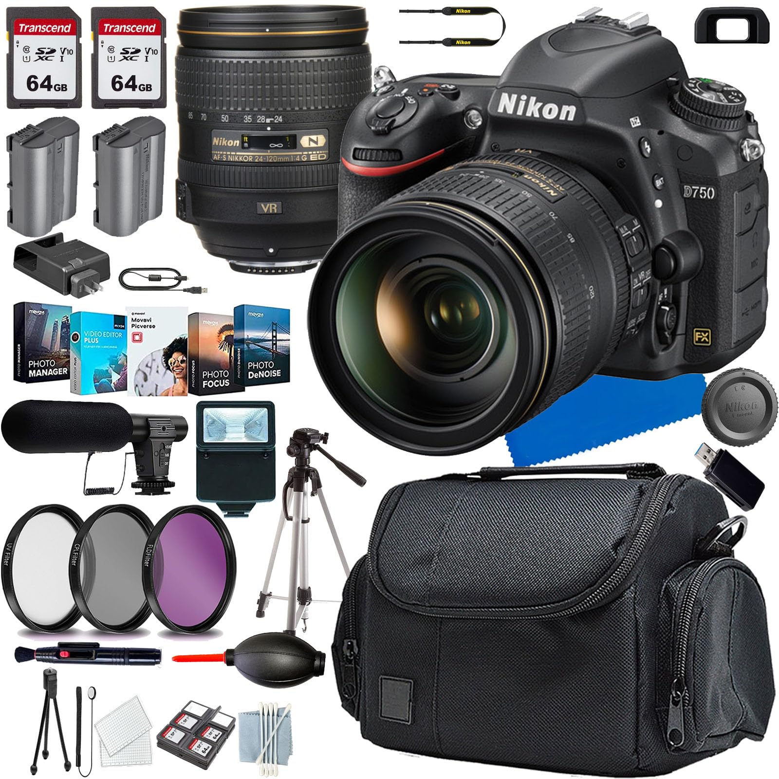 Amazon.com: Nikon D750 DSLR Camera with 24-120mm Lens+Shot
