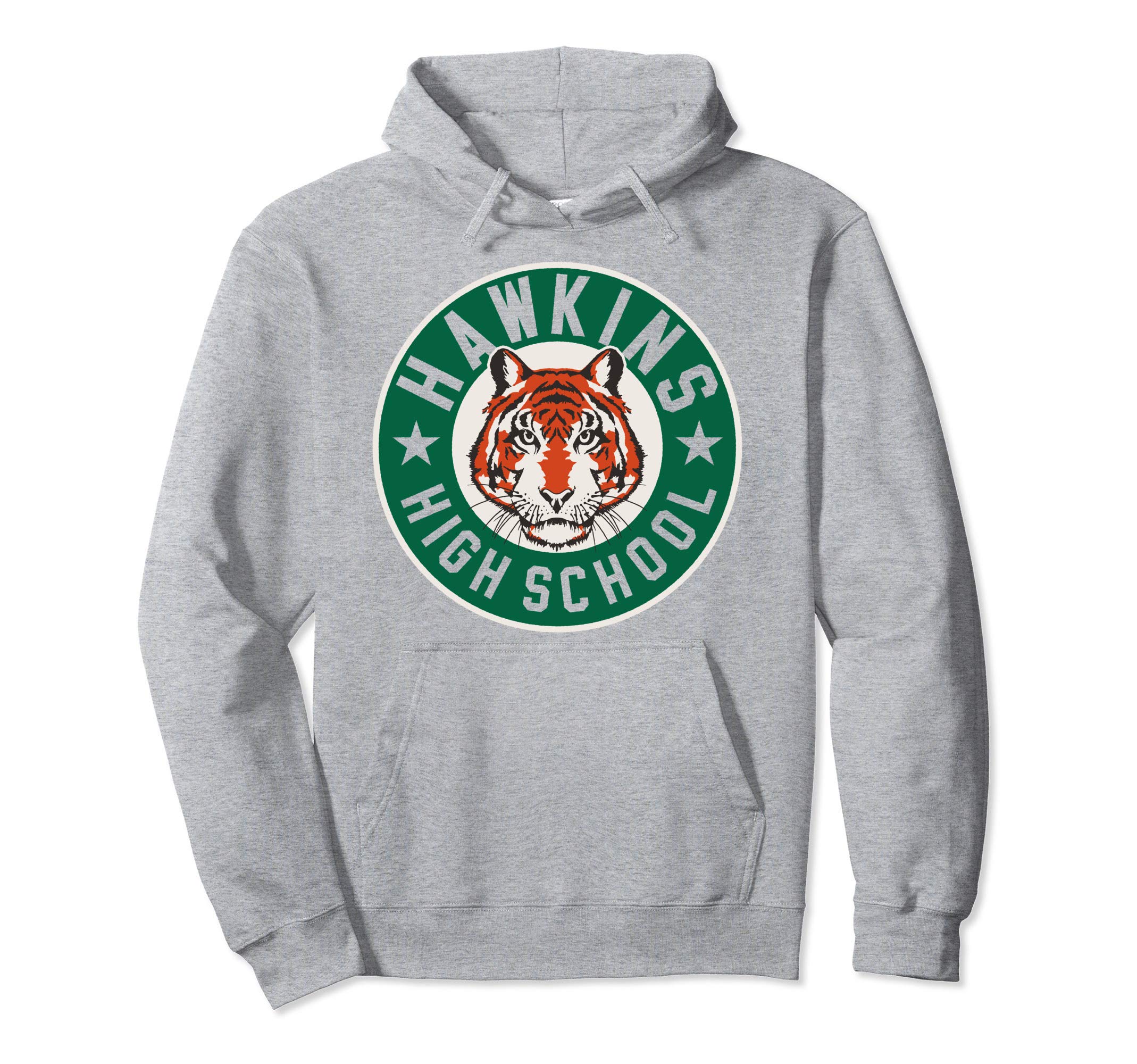 Stranger ThingsNetflix Stranger Things Hawkins High School Logo Pullover HoodieOEKO-TEX STANDARD 100