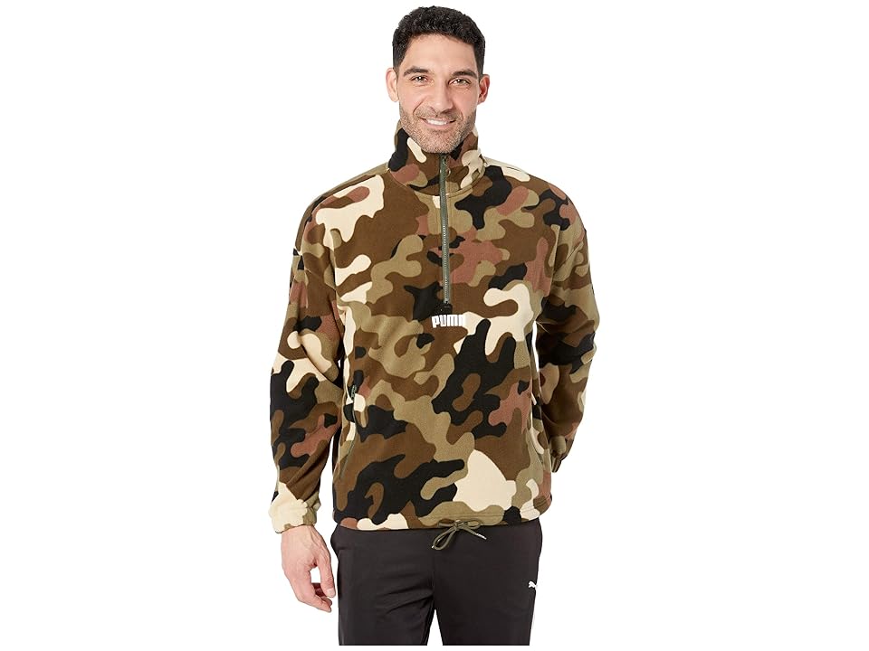 

PUMA Wild Pack Polar Fleece AOP (Forest Night) Men's Fleece