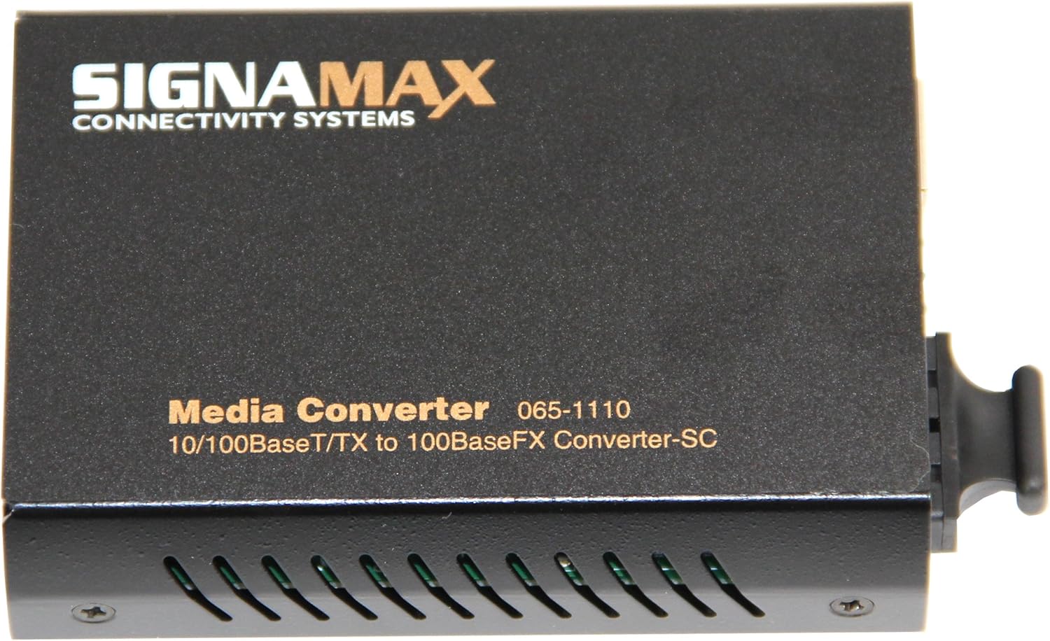 SignaMax 10/100BaseT/TX to 100BaseFX Media Converter
