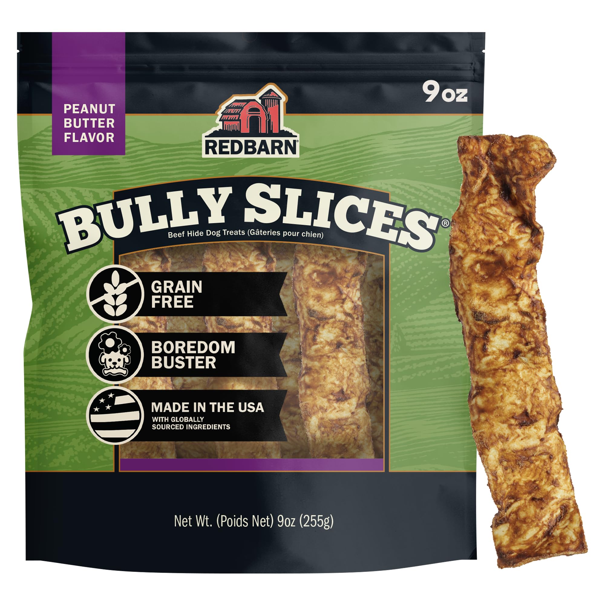 Redbarn Bully Slices Peanut Butter