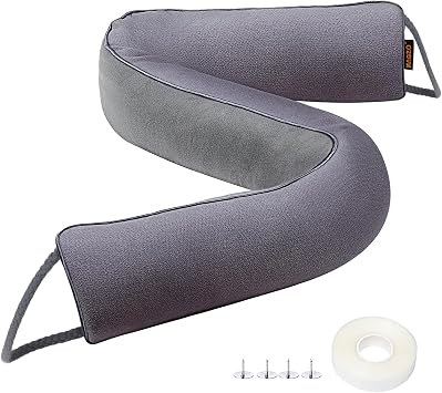 MAGZO Door Draft Stopper 36 Inches, Energy Saving, Gray