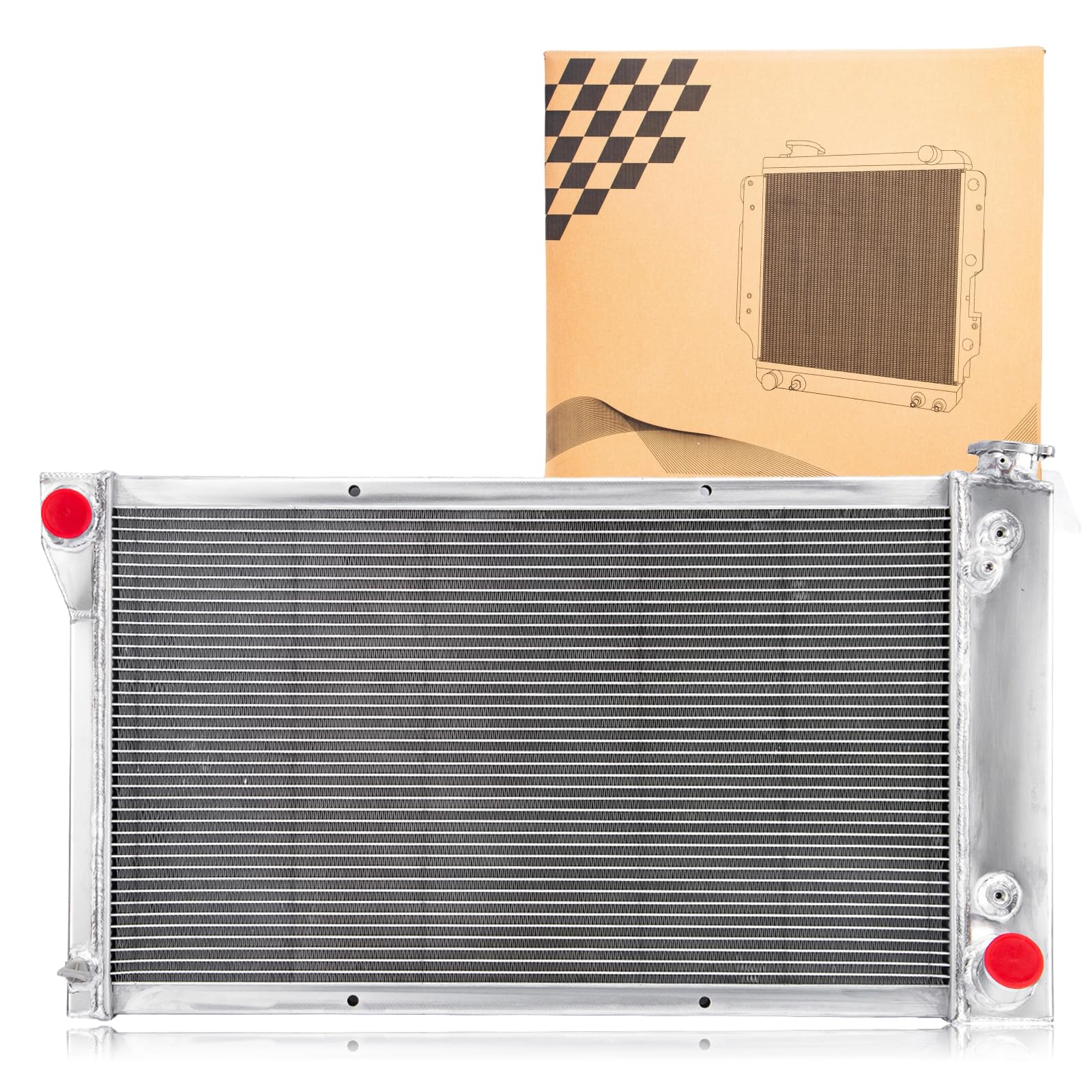 Photo 1 of Pundimo Aluminum Radiator for 1967-1972 Chevy GMC C10 C20 C30 K10 K20 Pickup