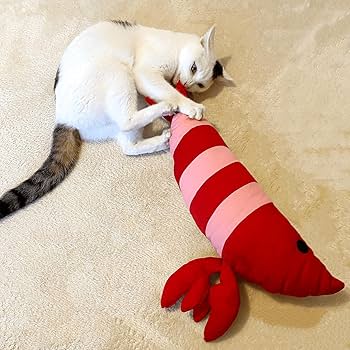 ペティオ　ビッグけりぐるみ　エビ　当選品　猫用おもちゃ　抱き枕　ぬいぐるみ けりぐるみ エビ | ペティオ オンライン ショップ本店