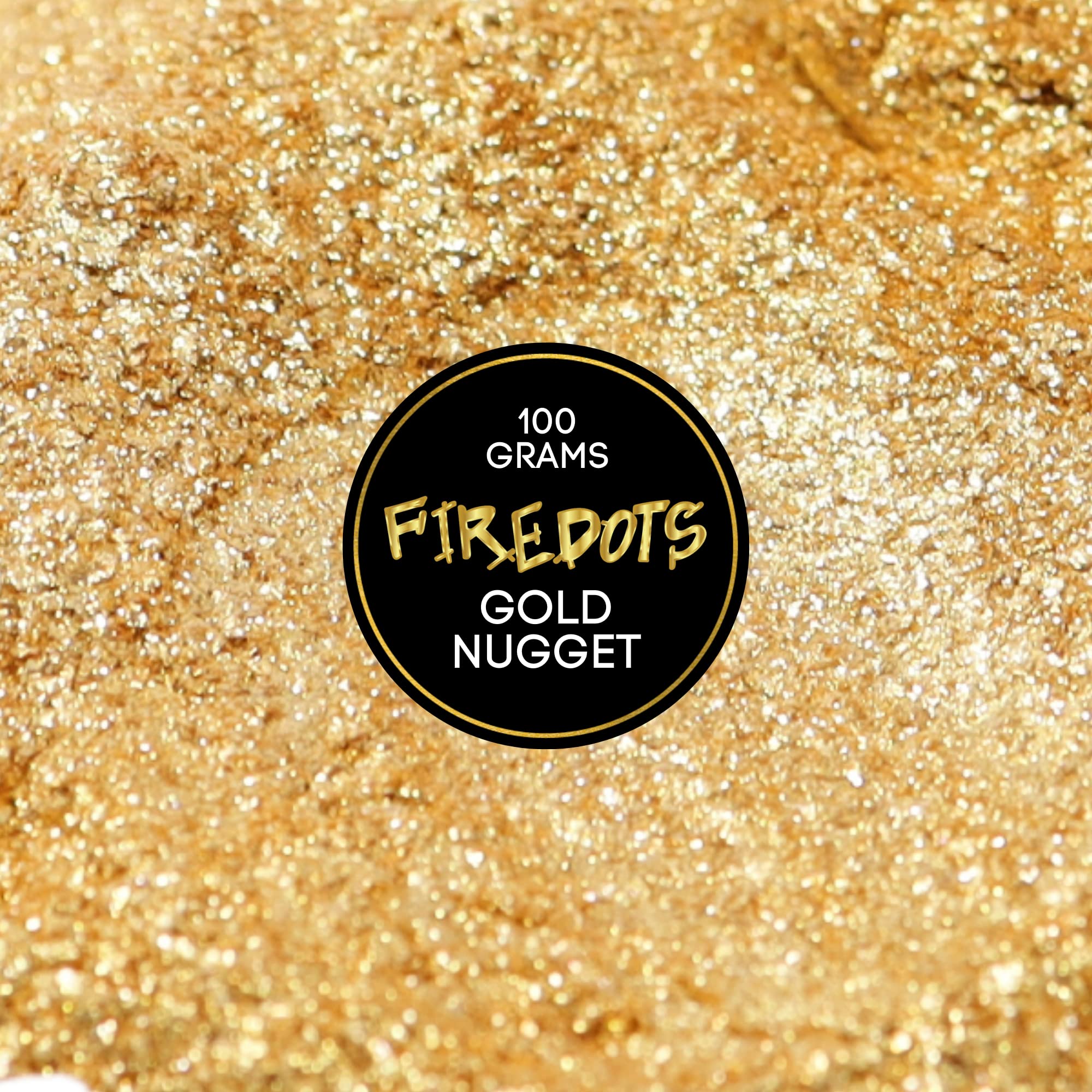 Buy FIREDOTS Nugget Gold Mica Powder for Epoxy Resin Art, Massive 100g