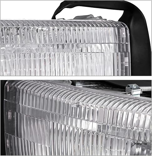 Miniatura 5 de M-AUTO Conjunto de faros delanteros con lámparas de esquina compatible con Dodge Ram 1500 2500 3500 1994-2002 modelos no deportivos, lado del