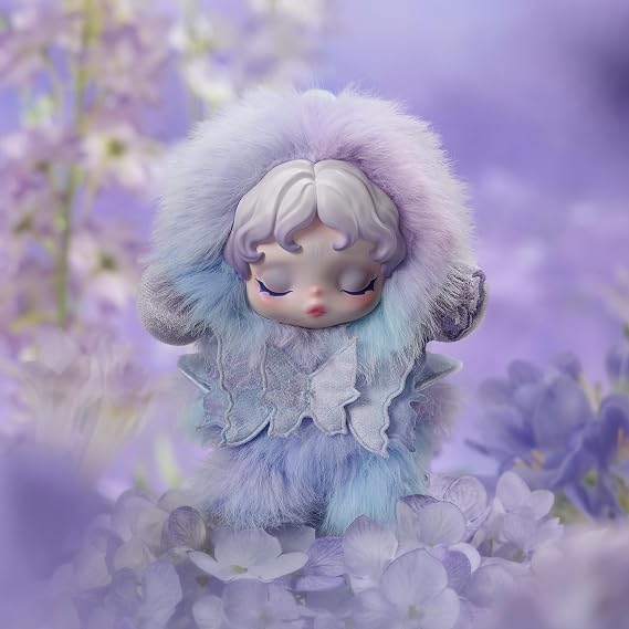 POP MART SKULLPANDA Limpressionnisme Series Plush Doll Blind Box Figures, Random Design Action Figures Collectible Toys Home Decorations, Holiday Birthday Gifts for Girls and Boys, Single Box