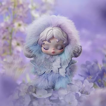 POP MART SKULLPANDA Limpressionnisme Series Plush Doll Blind Box Figures, Random Design Action Figures Collectible Toys Home Decorations, Holiday Birthday Gifts for Girls and Boys, Single Box