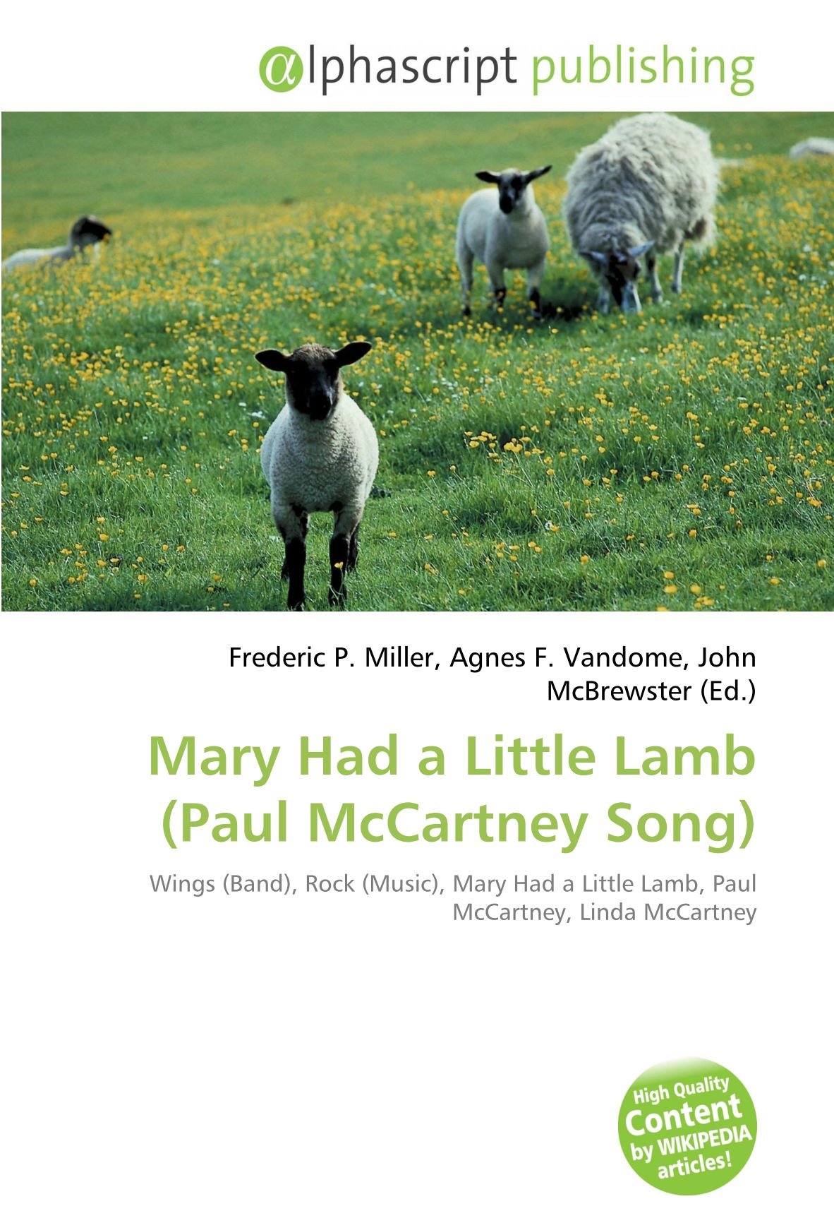 Mary Had a Little Lamb (Paul McCartney Song): Wings (Band), Rock (Music), Mary Had a Little Lamb, Paul McCartney, Linda McCartney