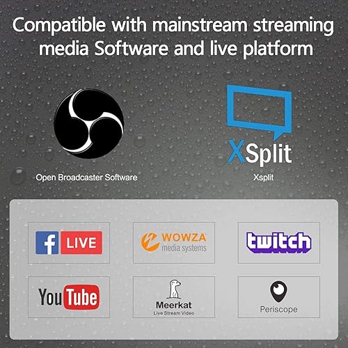 Miniatura 8 de Tarjeta de captura de video 4K 30FPS 1080P 60FPS a USB 3.0 con cable HDMI 4K HDMI a USB 3.0 para compatible con Windows, Linux, macOS, transmisión