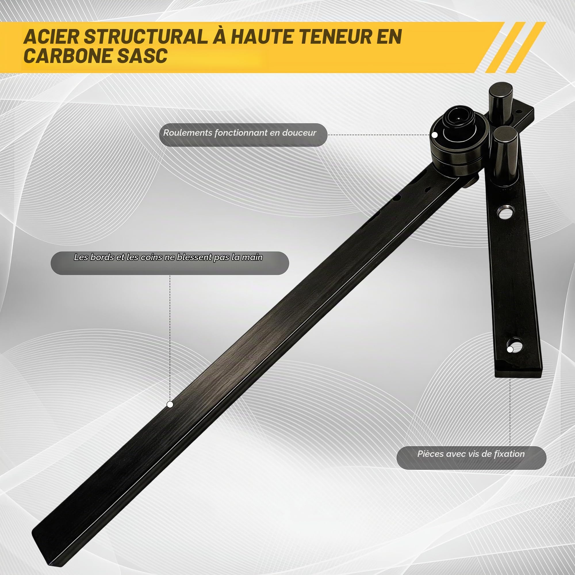 Cintreuse de barres, 12mm, pour acier, aluminium et cuivre, manuelle