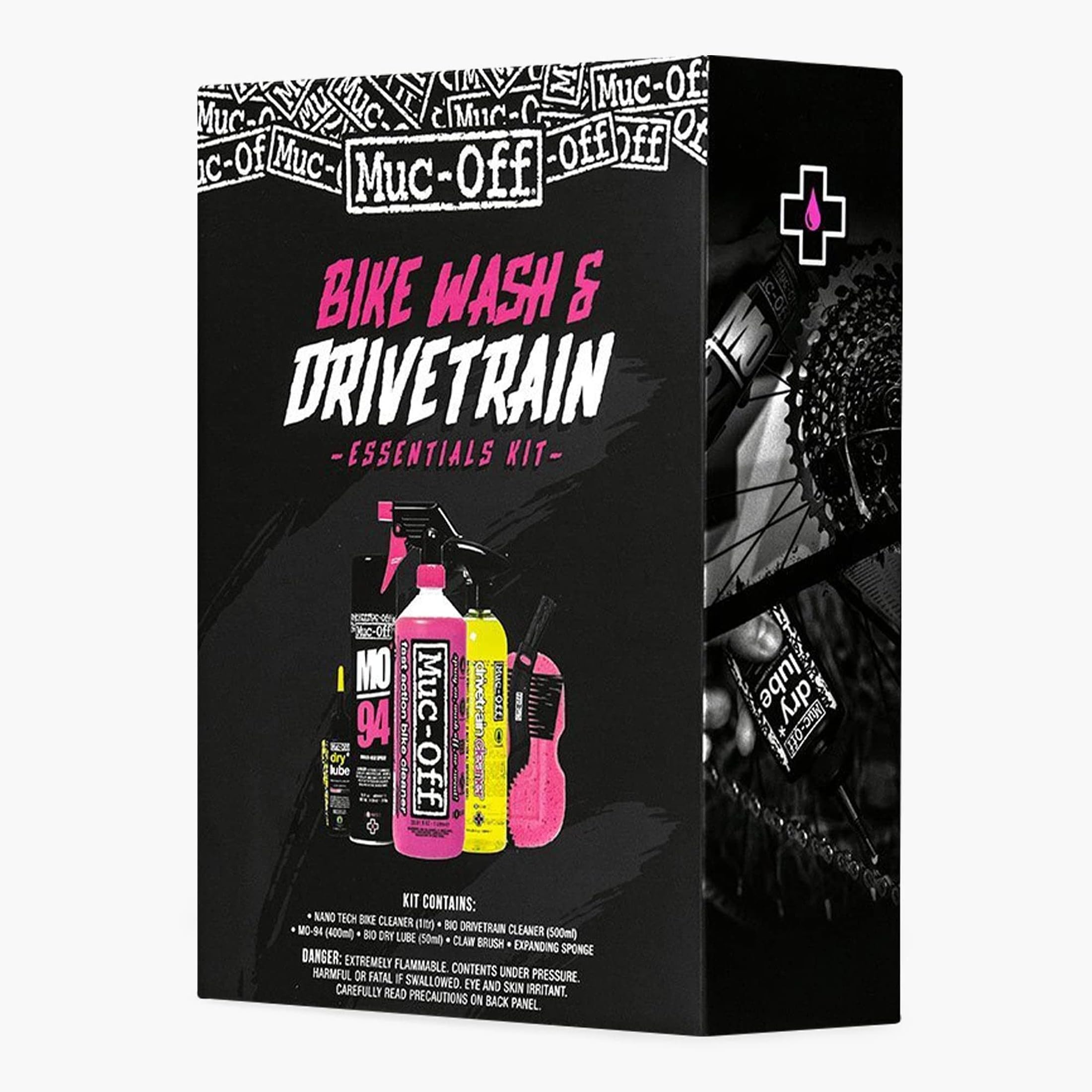 MUC-OFF 1134US Bike Wash & Drivetrain Essentials Kit 53.26 Fl Oz (Pack of 1)