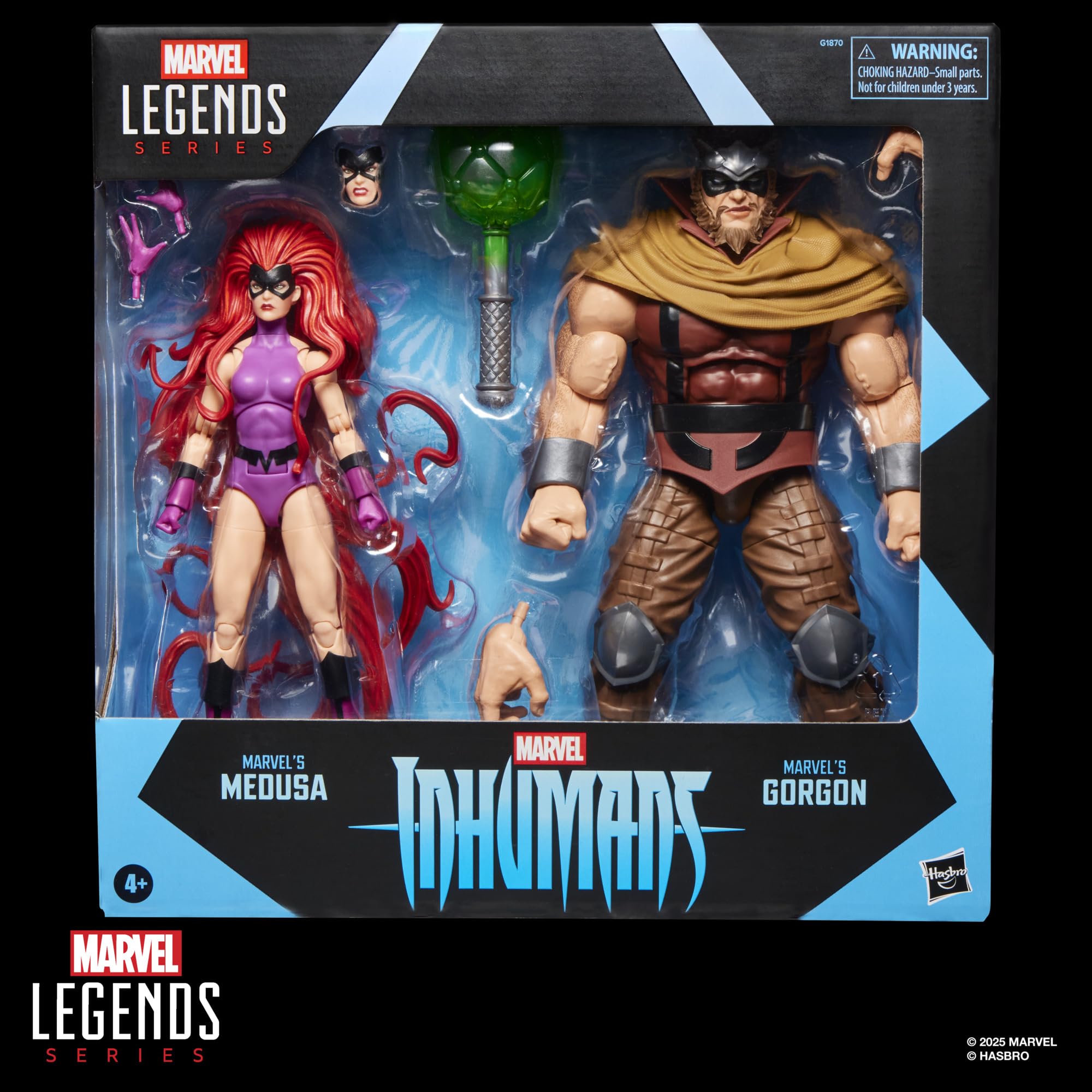Amazon.com: Marvel Legends Series Inhumans Medusa & Gorgon Two