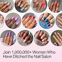 Vista 5 de Nailboo Polvo de Inmersión para Uñas, Polvo de Inmersión de Uñas con Brillo Solar Shimmer Melocotón, Hecho a Medida con Fórmula Ultrafina Altamente