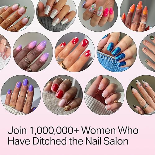 Miniatura 5 de Nailboo Polvo de Inmersión para Uñas, Polvo de Inmersión de Uñas con Brillo Solar Shimmer Melocotón, Hecho a Medida con Fórmula Ultrafina Altamente