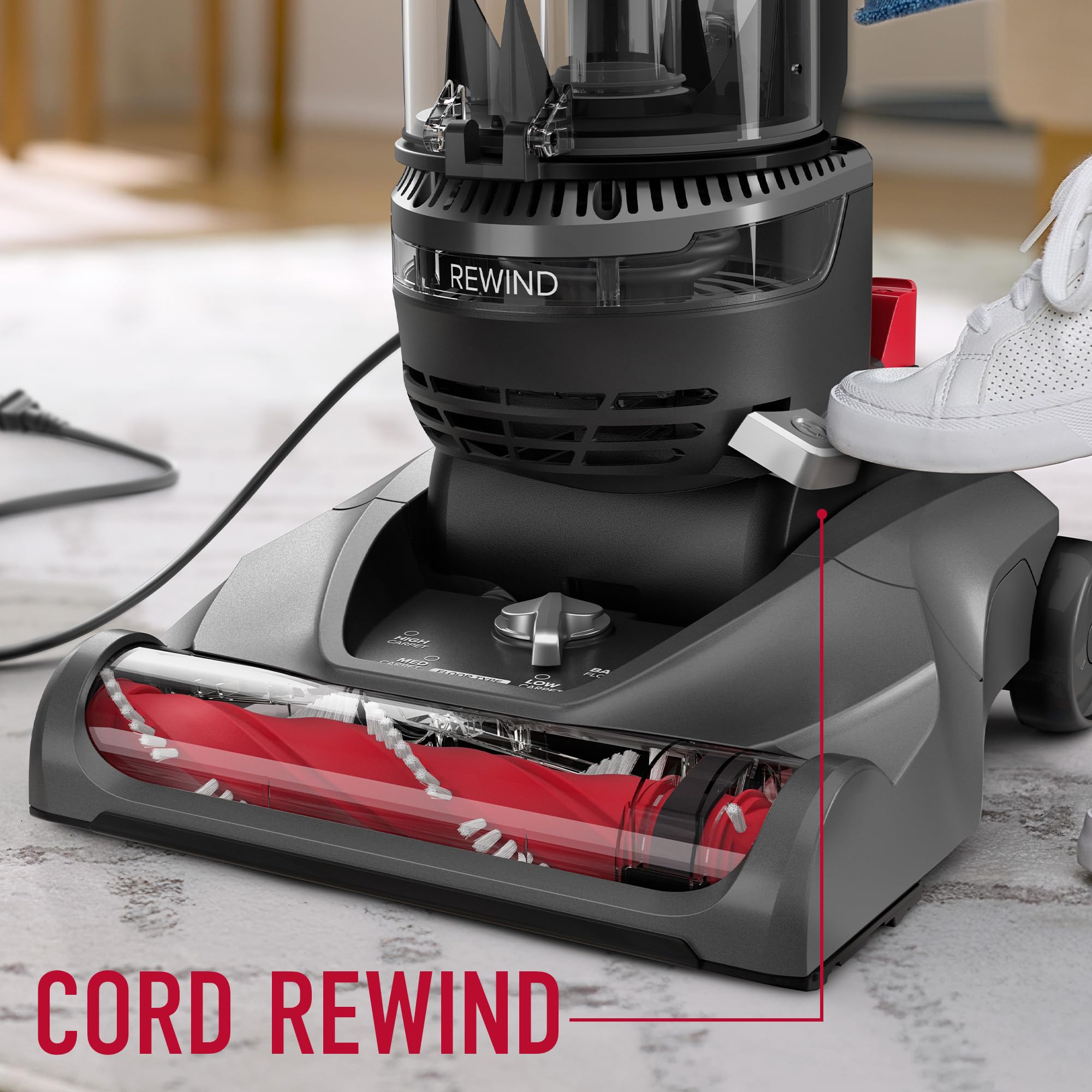 Hoover Rewind Pet Vacuum - Automatic Cord & Powerful Suction -2 Hoover Rewind Pet Vacuum - Automatic Cord & Powerful Suction -2