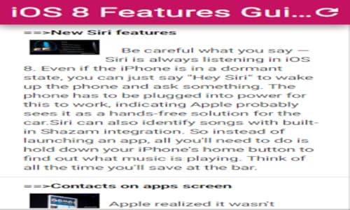iOS 8 Features