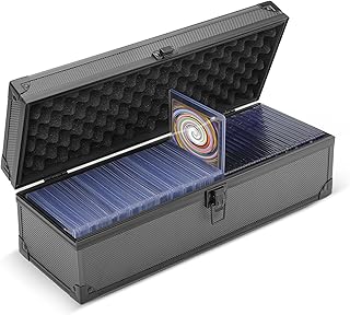 Toploader Storage Box for 3"*4" 35PT Toploaders, Waterproof, Anti-skid, Card Storage Box, Fits Trading Cards and Sports Cards (Holds 230+ Toploaders)