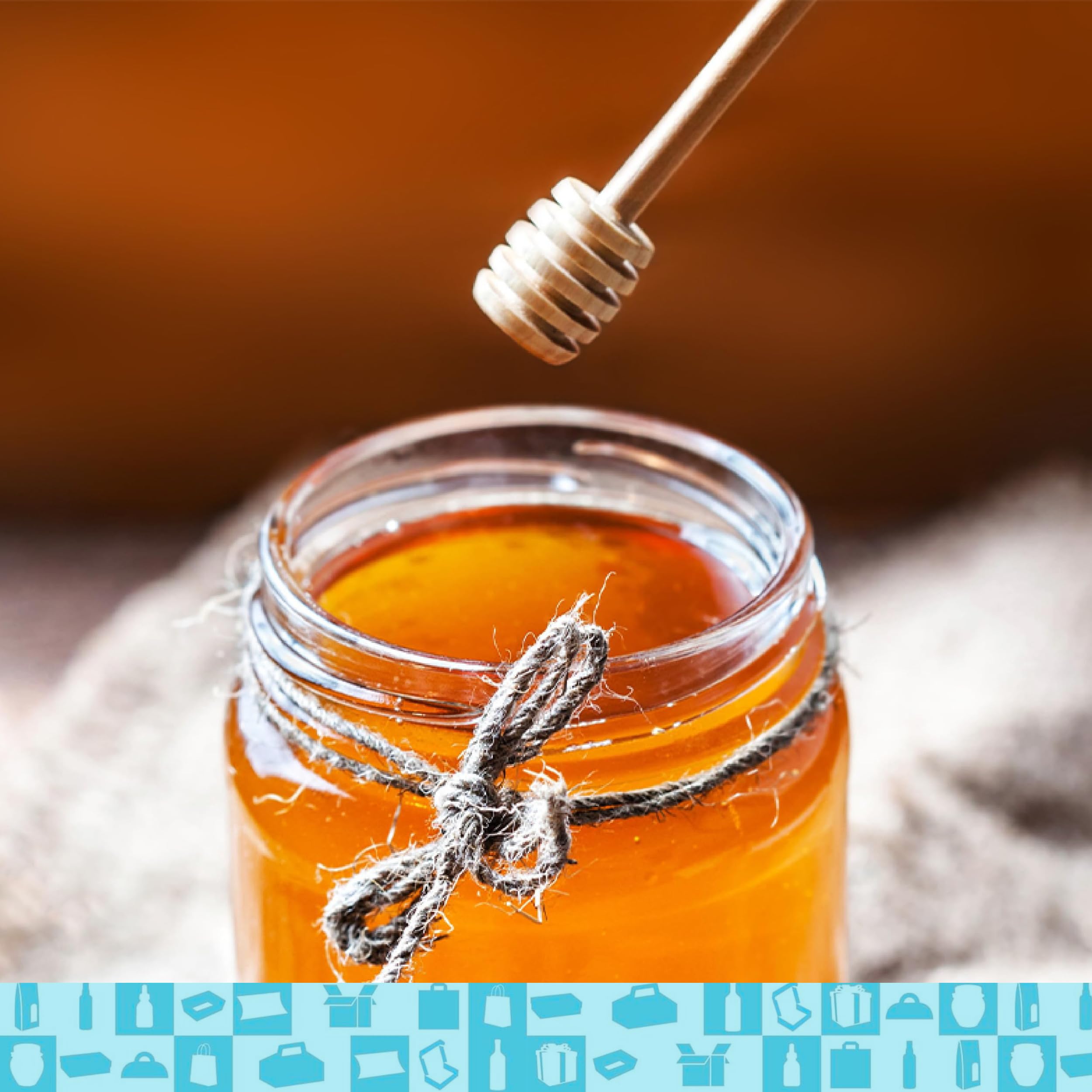 Espirito Rebelde 20 x 250ml leere Glasgläser mit Deckeln mit 20 Karton-Gläsern für 1 Marmeladenglas einschließlich goldenem Schraubdeckel für Marmelade, Konfitüre, Honig