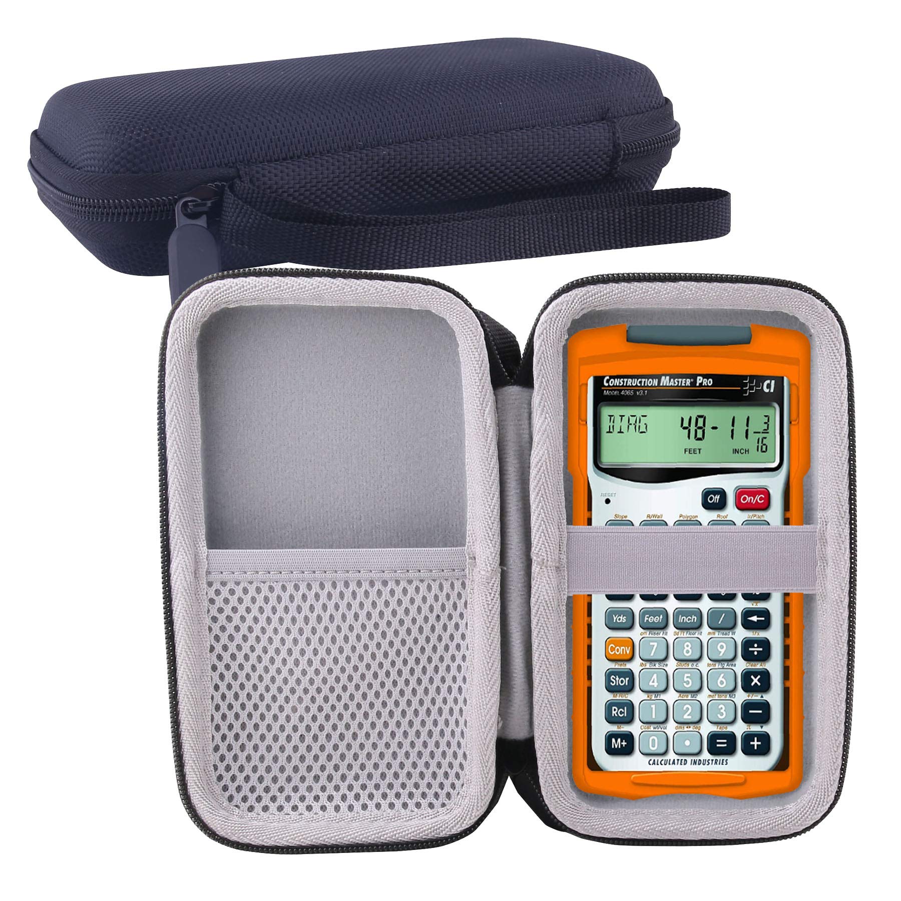 WERJIA Hard Carrying Case for Calculated Industries 4065/4080/4054 Advanced Construction Math Feet-inch-Fraction Calculator