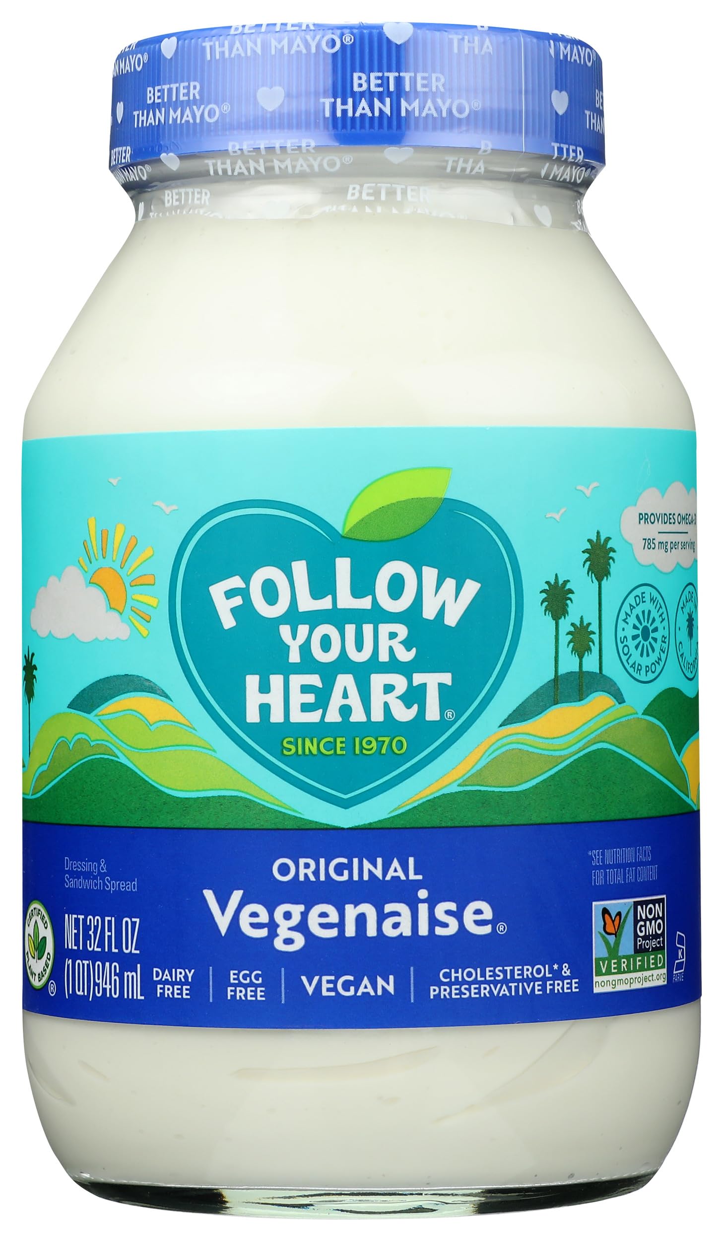 Follow Your Heart, Vegenaise, 32 Ounce